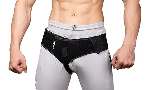 Single Hernia Support Belt Inguinal Groin Hernia Pain Relief Truss Brace Unisex