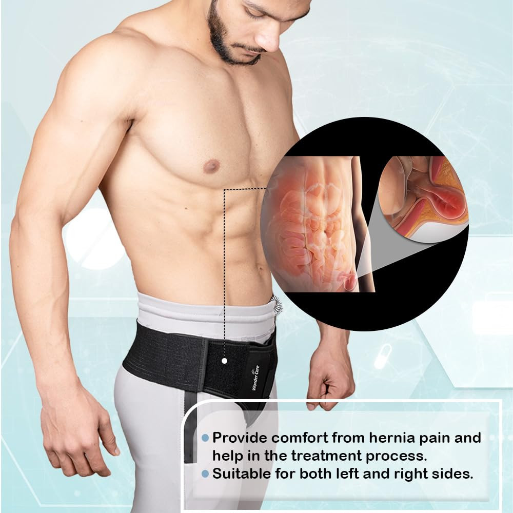– Inguinal Hernia Support Post-Surgery Hernia Pain Relief Truss Brace for Double