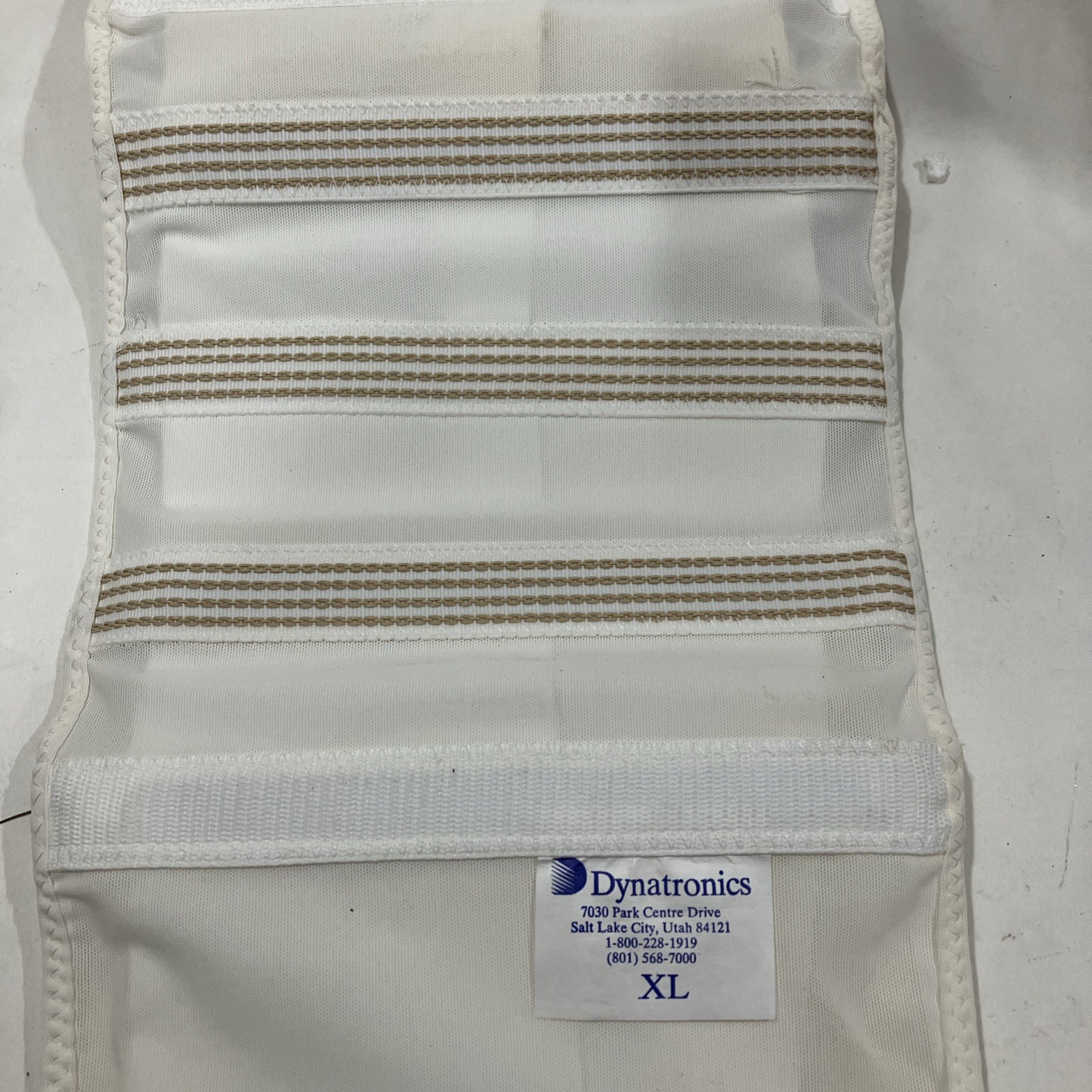 Dynatronics Industrial Lumbar Support W/ Breathable Mesh 9” Tall XL Vintage ‘94
