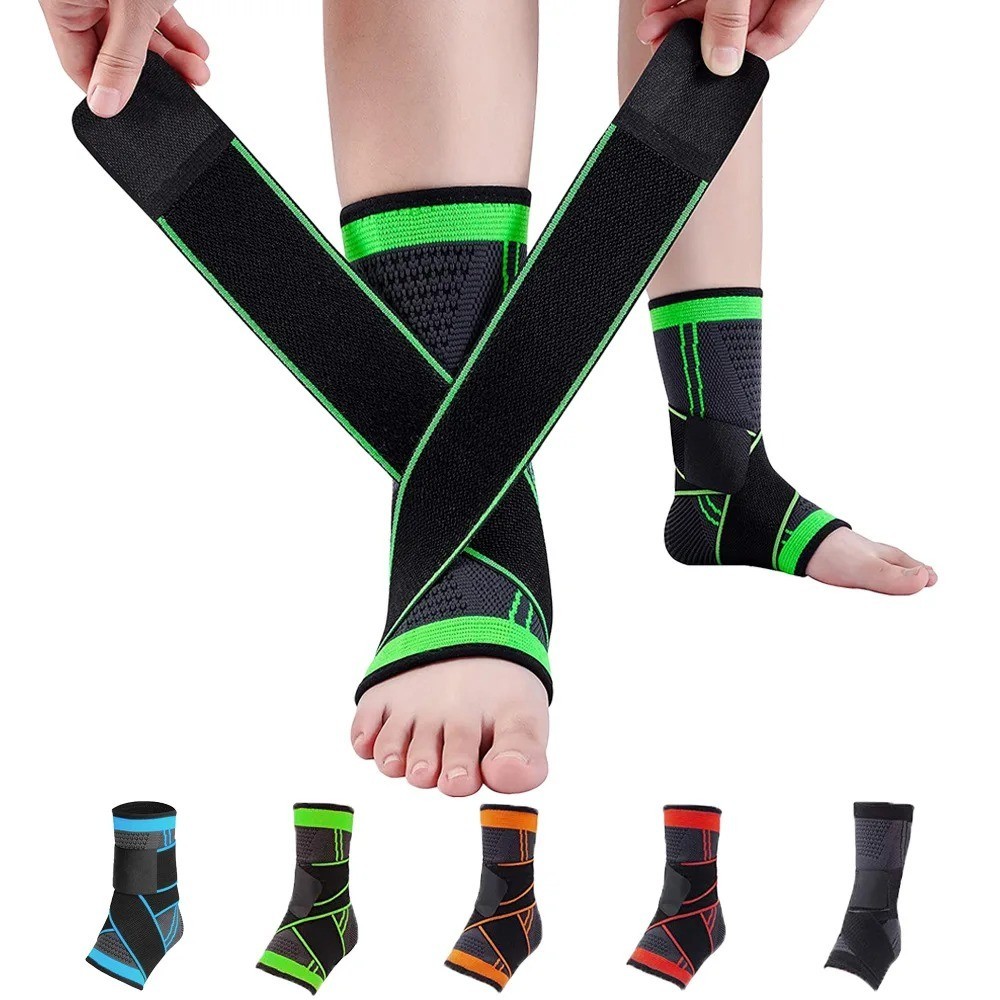 Adjustable Ankle Brace Compression Support for Running Soccer Basketball Gym