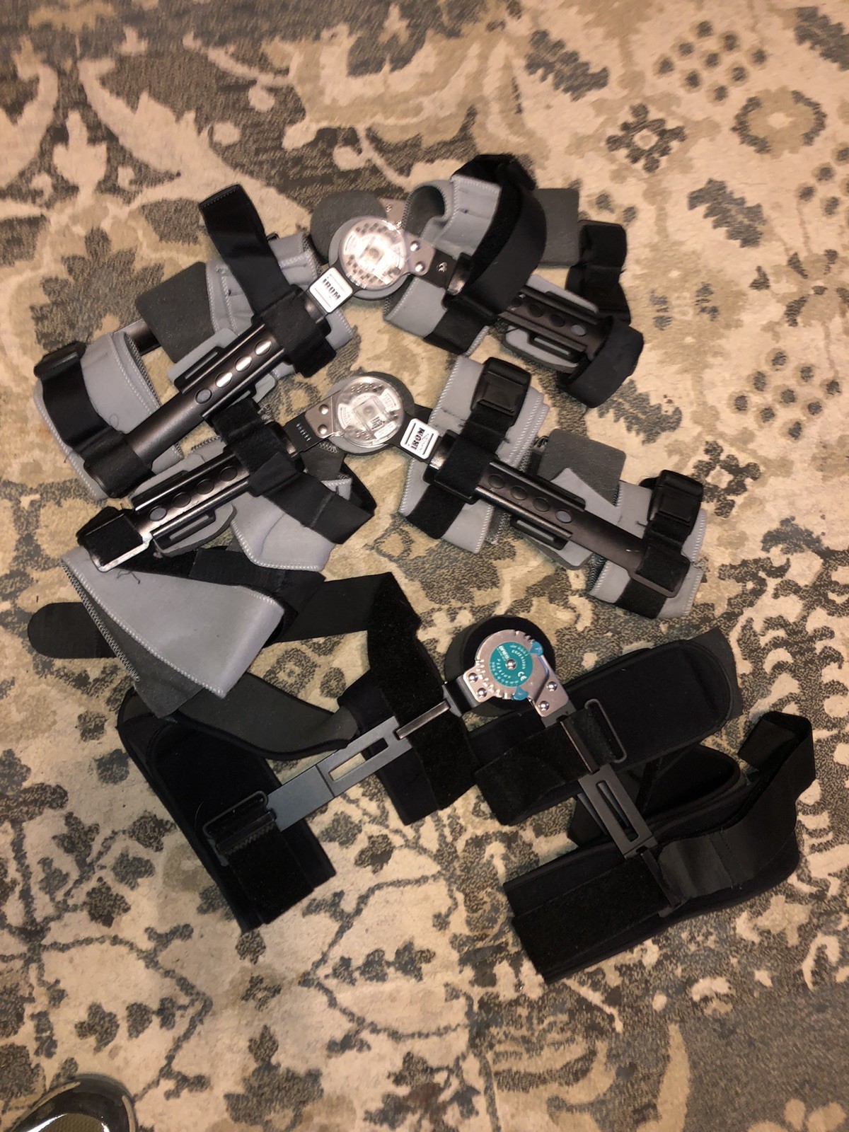 DONJOY And Breg Knee Brace Adjustable Adult Lot Of 3