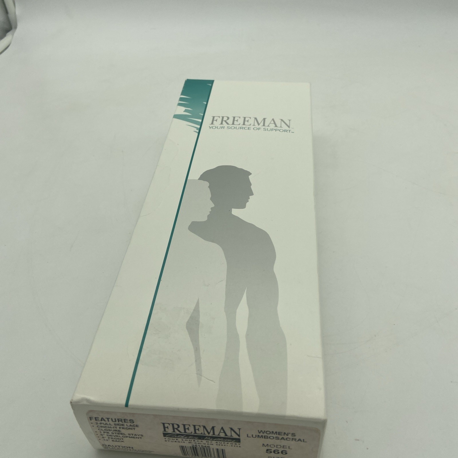 Freeman ,Womens Lumbosacral Support Corset Back Brace: Model 566 / Size 42 ,NEW
