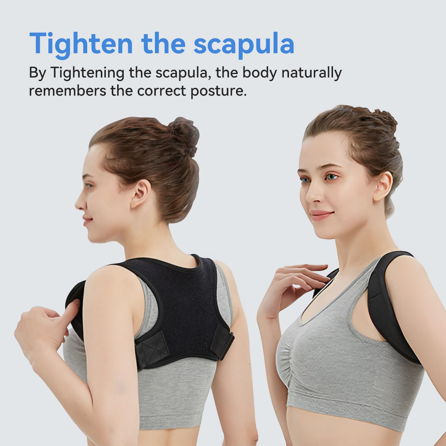 Adjustable Posture Corrector Women & Men Back Support Brace Upper Spine Neck