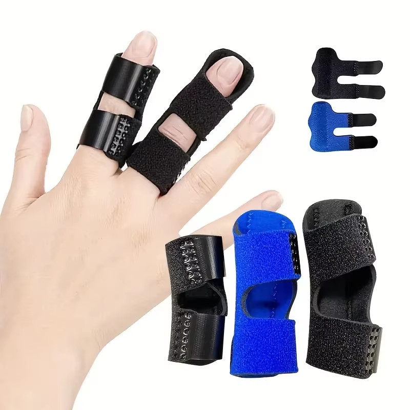 1Pc Adjustable Finger Splint with Lightweight Aluminum Base – Provides Support a