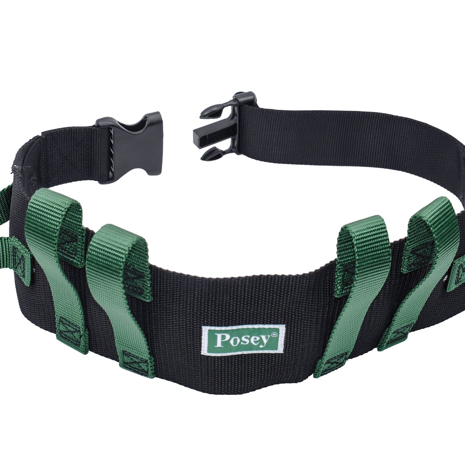 Posey Gait Belt 55 Inch Length Green / Black 6537Q 1 Ct