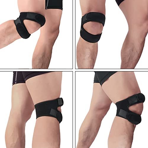 Knee Strap Dual Action Open Patella Knee Brace Support Strap Sports Running