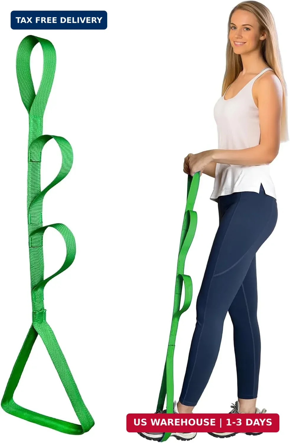 42 Inch Leg Lifter – Leg Lifter Strap Rigid with Multi Loops – Leg Lifter After
