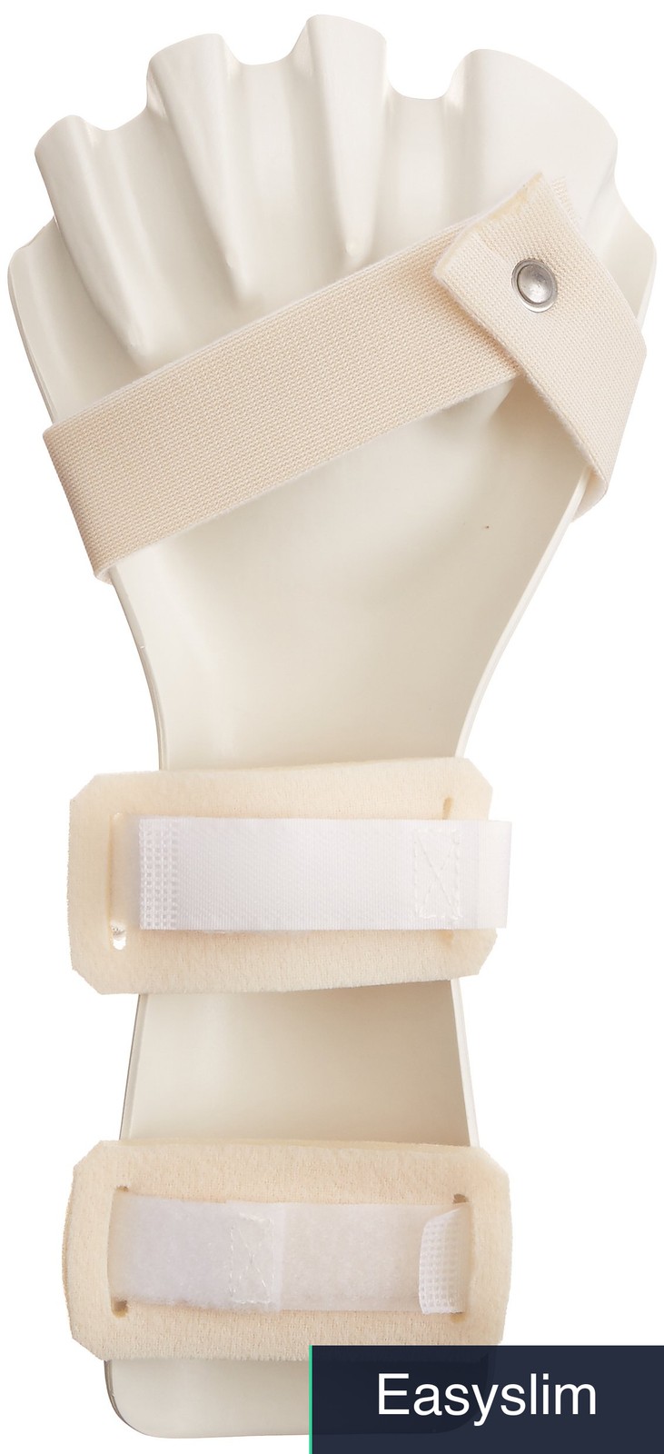 Preformed Anti-Spasticity Ball Splint Left Small White Padded Hand