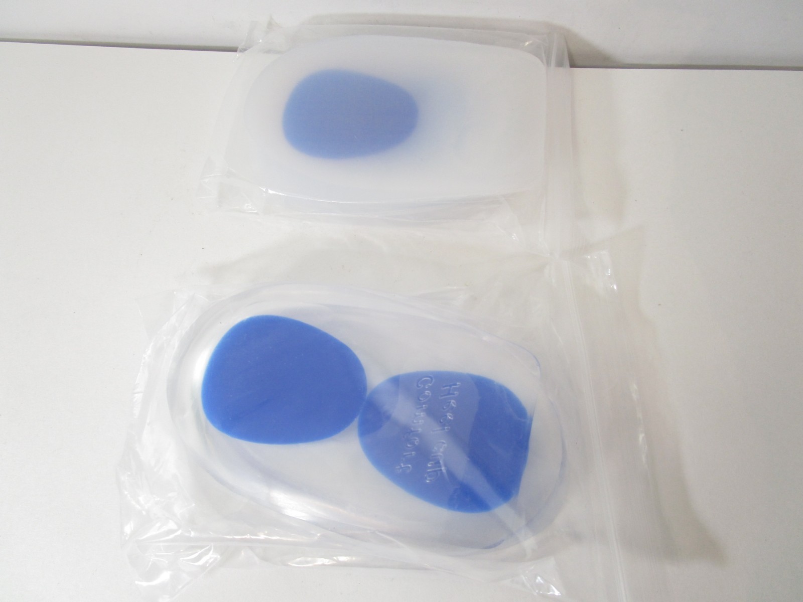 HLYOON H11 2Pairs Medical Grade Silicone Heel Cup/ Heel Pain PU Gel Pads, NEW