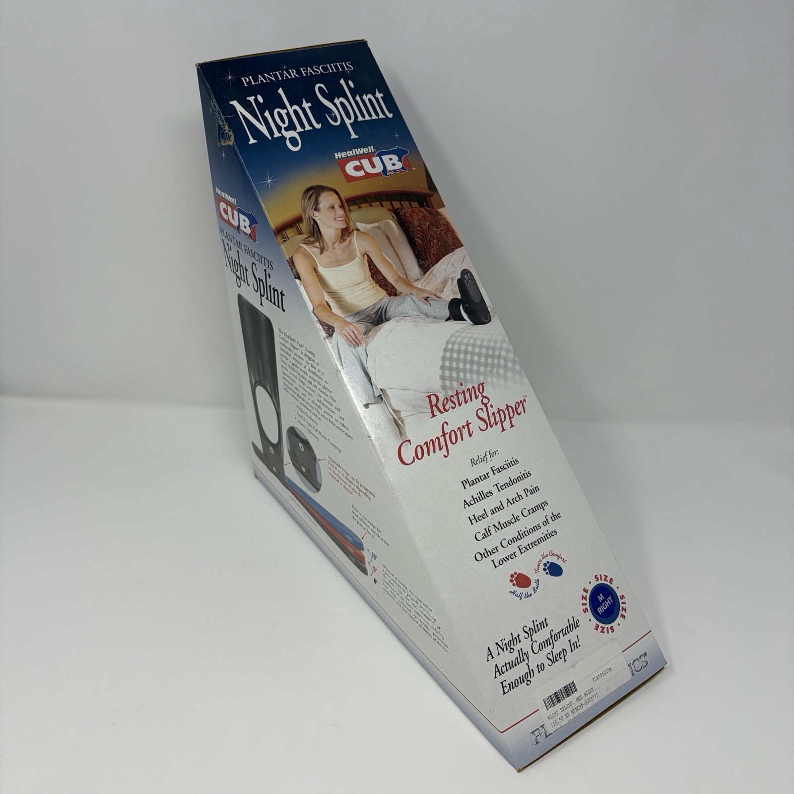 Healwell Cub Plantar Fasciitis Night Splint M, Right / Women 6-11 ½ / men 7-11½