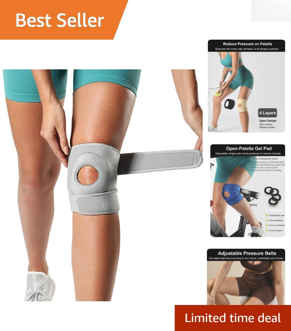 Lightweight Neoprene Knee Support – Adjustable Compression Sleeve for Sports Use