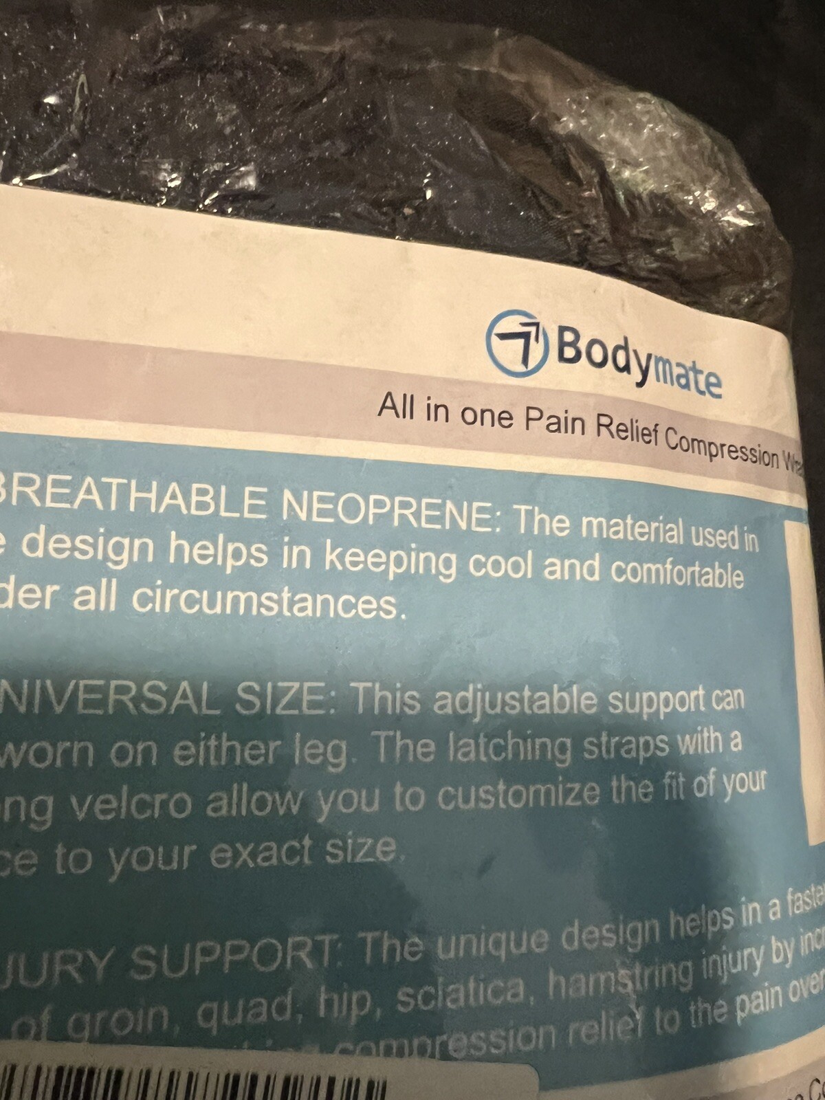 For BODYMATE Hip Brace for Sciatica Pain Relief | SI Belt/Sacroiliac Belt Black
