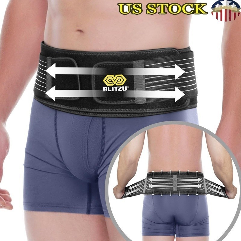 Sacroiliac SI Joint Belt Sciatica Pain Relief Lower Back Support Adjustable New