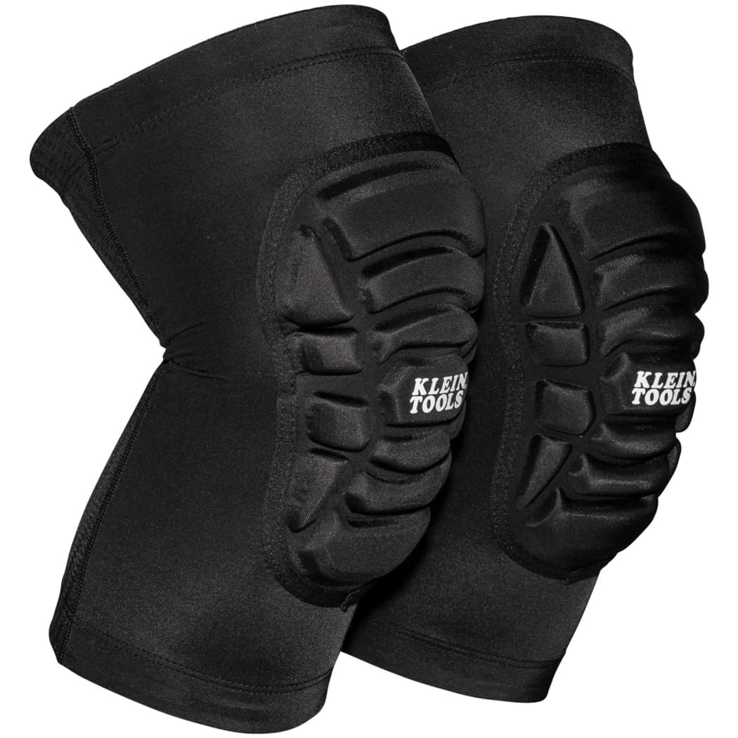 60492 Knee Pads Lightweight Padded Sleeve Mesh Elastic Cuff Silicone _SALE OFF