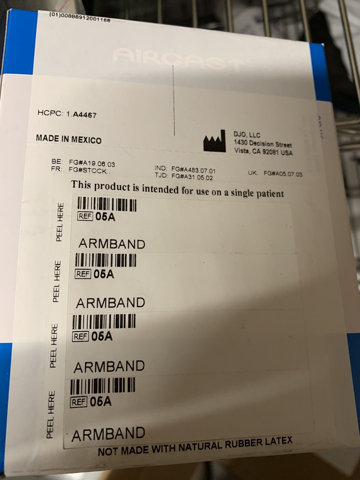 Aircast Pneumatic Armband Beige Ref: 05A