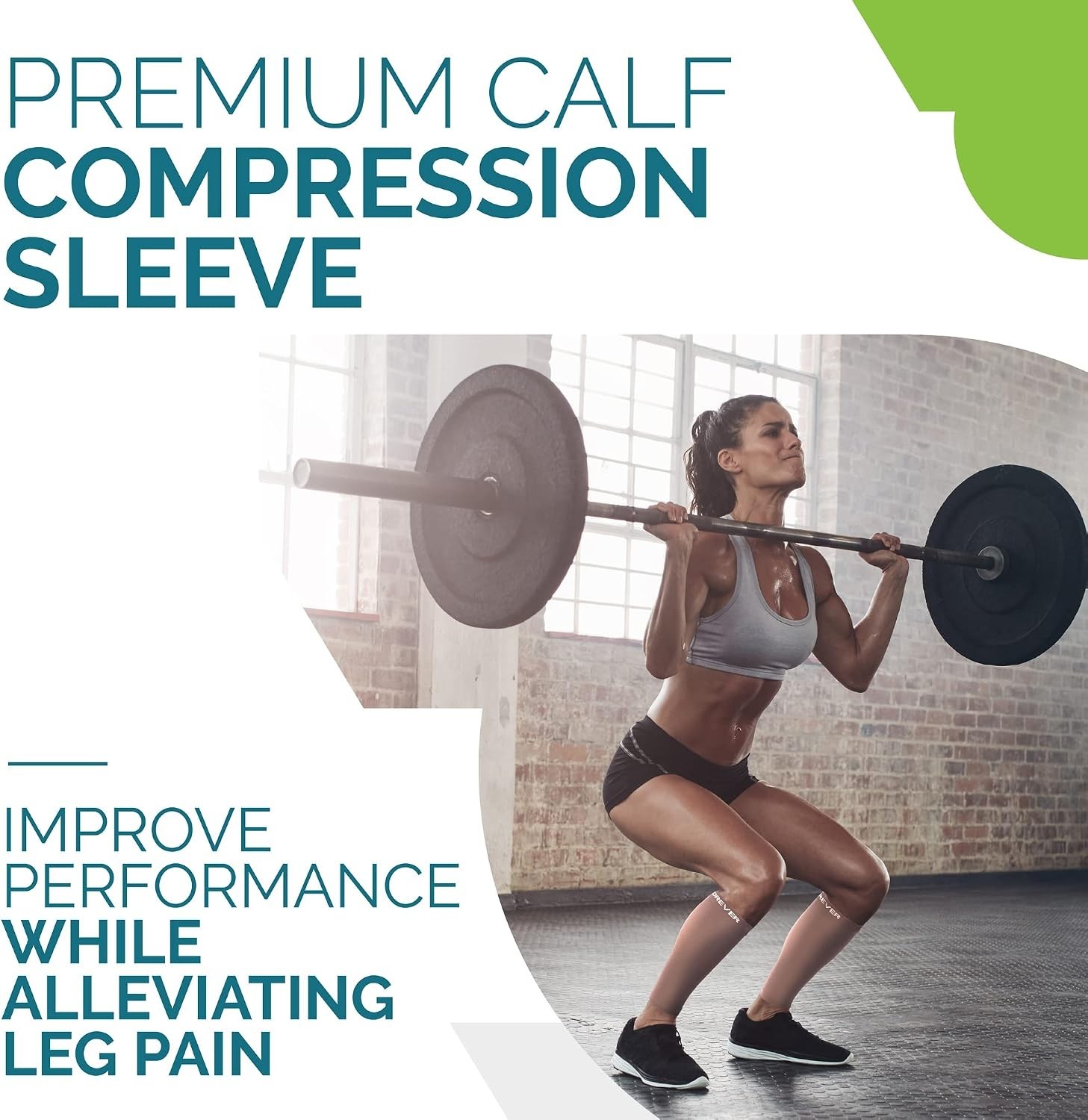 Multi-Purpose Calf Compression Sleeve 20-30 mmHg – Ideal for Running & Recovery