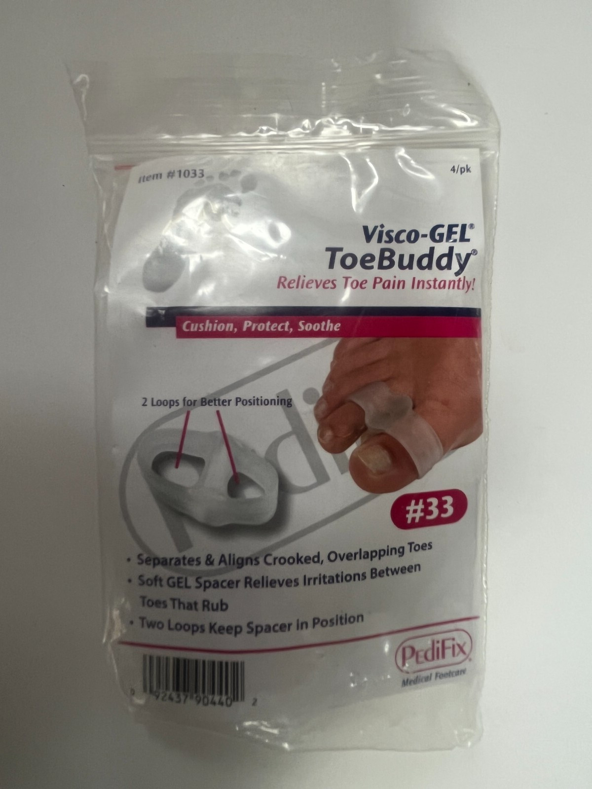 Visco-GEL Toe Spacers Multiple lot. Hammer Toe cushion Bunion Guard