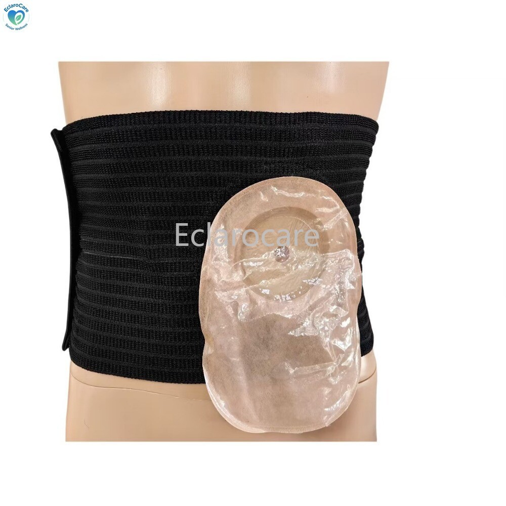 Ostomy Belt Stoma Support Belt Covers with Hole/Opening Adjustable for Men Women