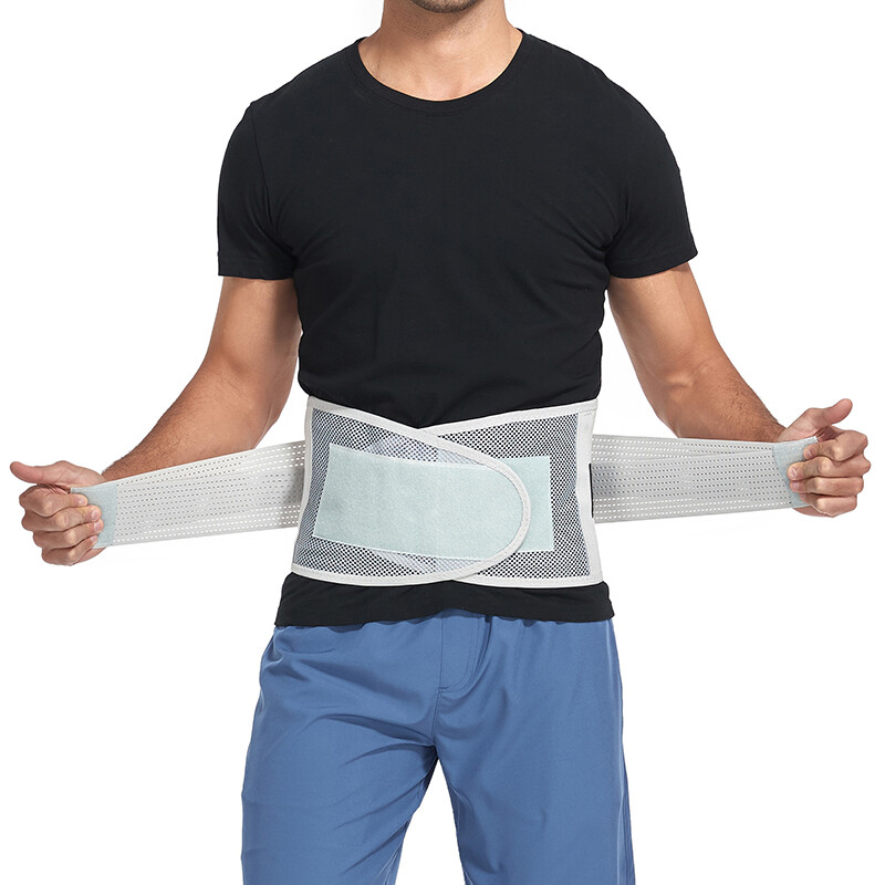 Men Women Back Brace Lumbar Support Waist Trainer Belt For Lower Back Pain Relif