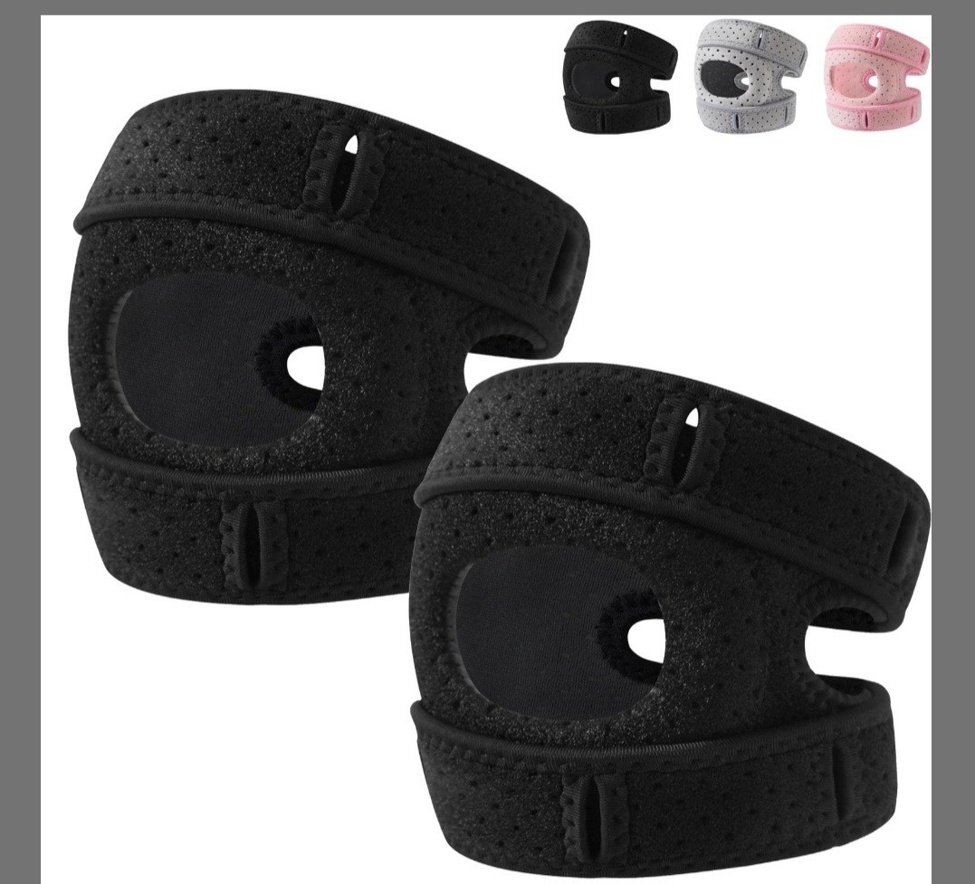 Relieflex Knee Brace,With Gel Padding,2PCS Knee Brace for Women Men ,Pain Large