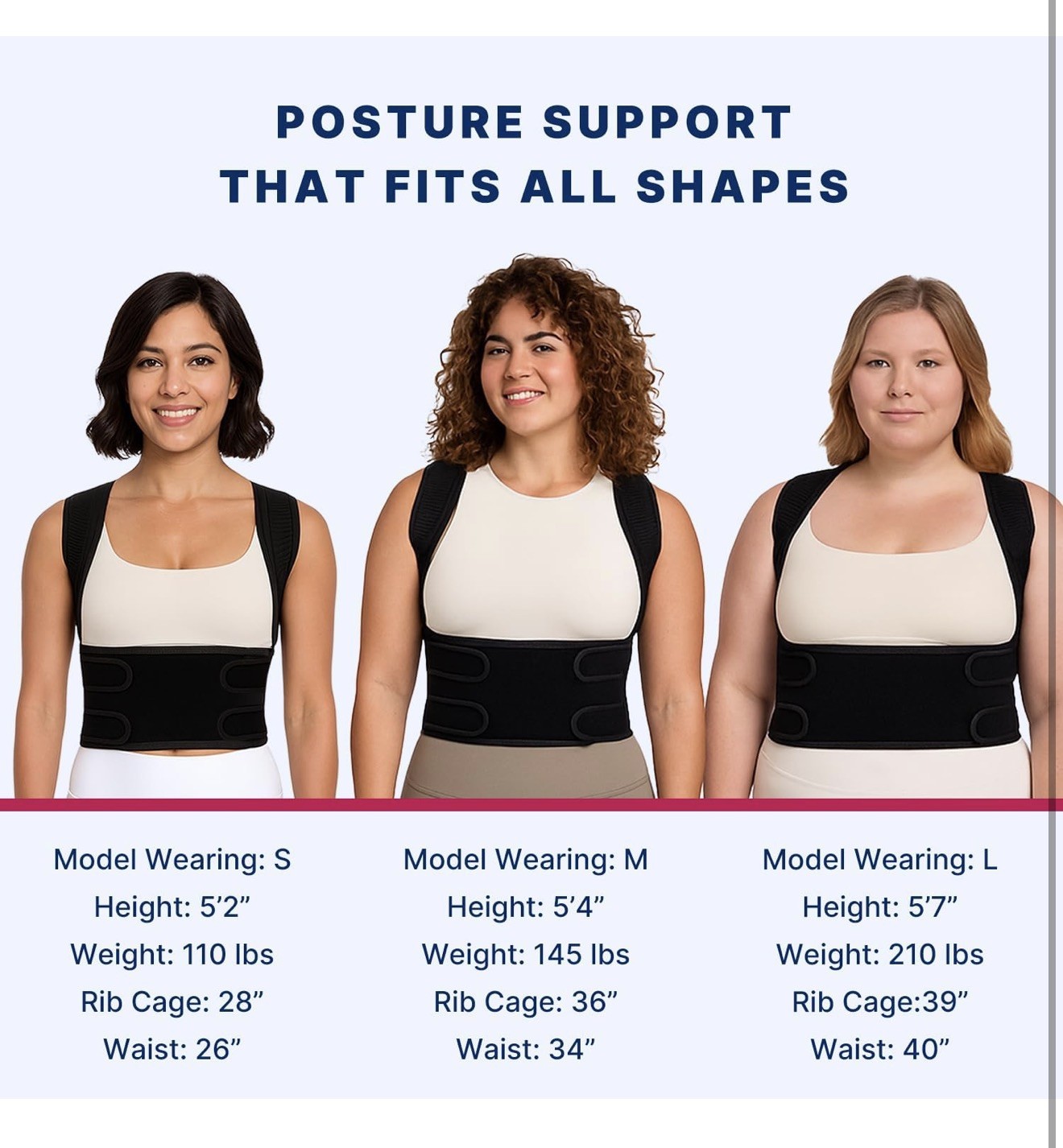 Fit Geno Back Brace Posture Corrector for Women and Men, Shoulder Straightener,