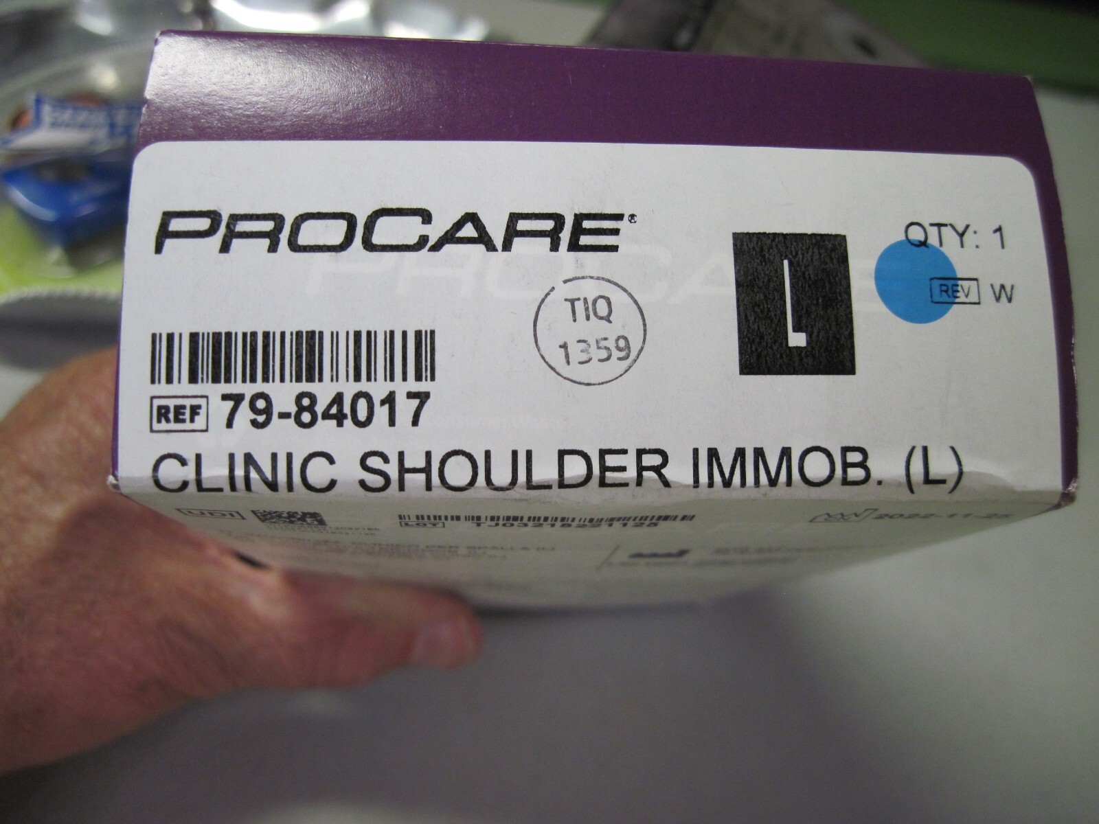 Procare Shoulder Sling Immobilizer Large Black