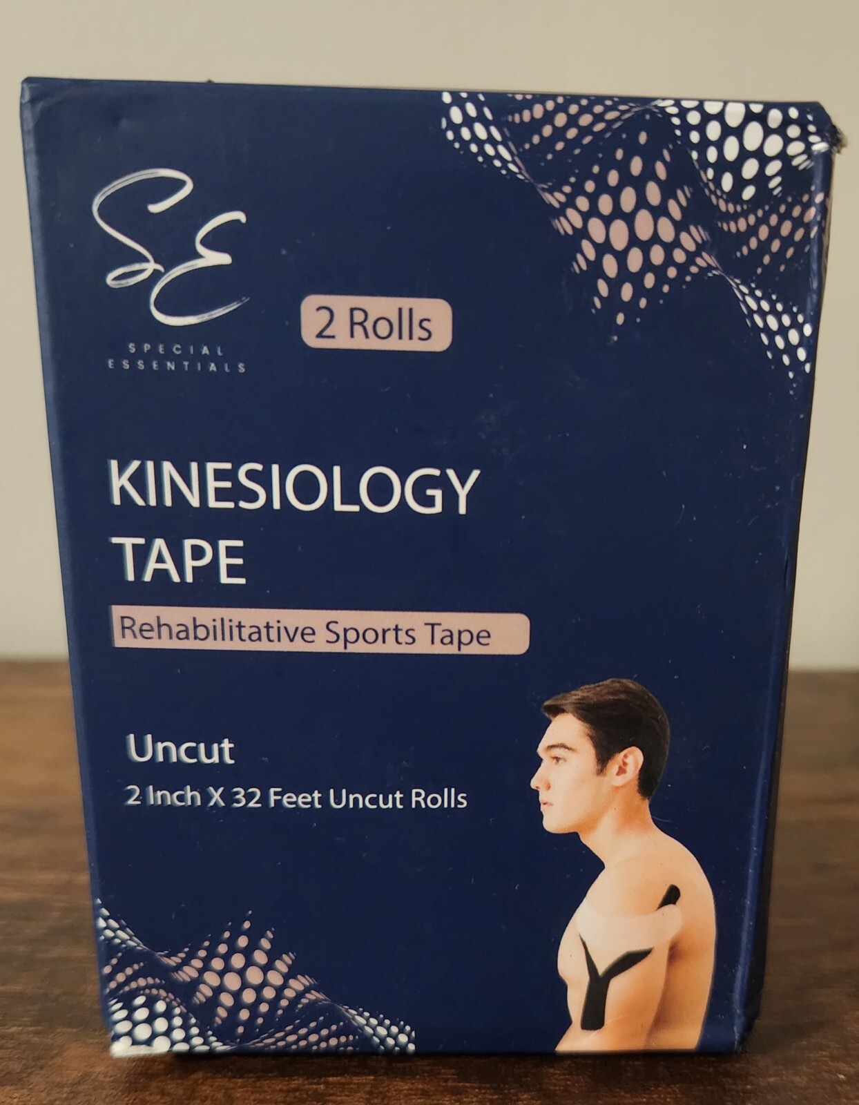 2 Rolls Special Essentials Kinesiology Rehabilitive Sports Tape 2″ x 32′ Uncut