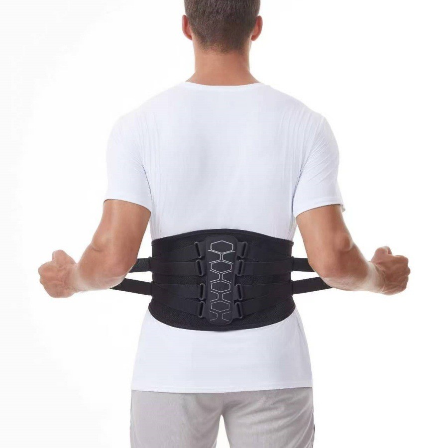 Adjustable Lower Back Brace Lumbar Support Waist Belt For Men Women Pain Relief