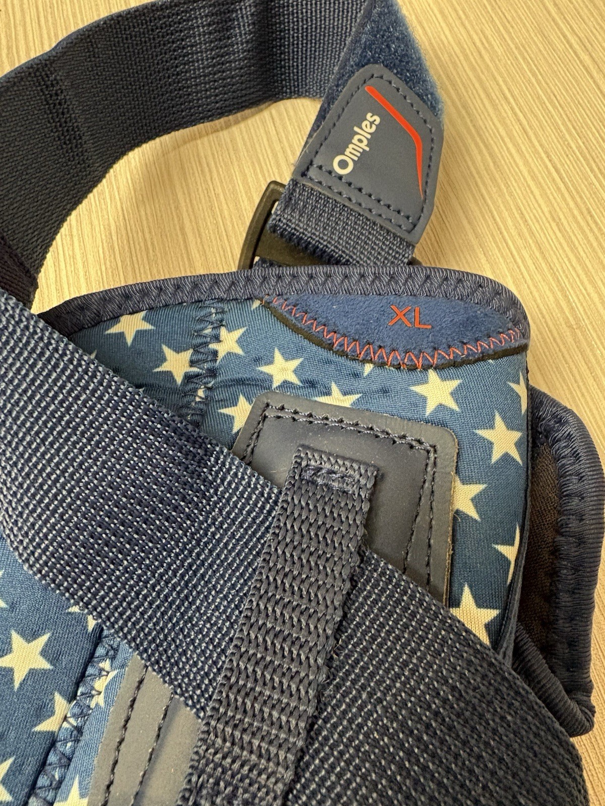 Omples USA Flag Hinged Knee Brace- Knee Pain for Meniscus Tear XL FREE SHIP