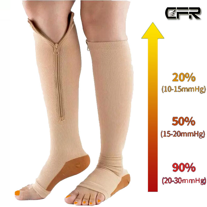 Sports Stretchy Vital Socks Circulation Recover Compression 20-30mmHg Men Women