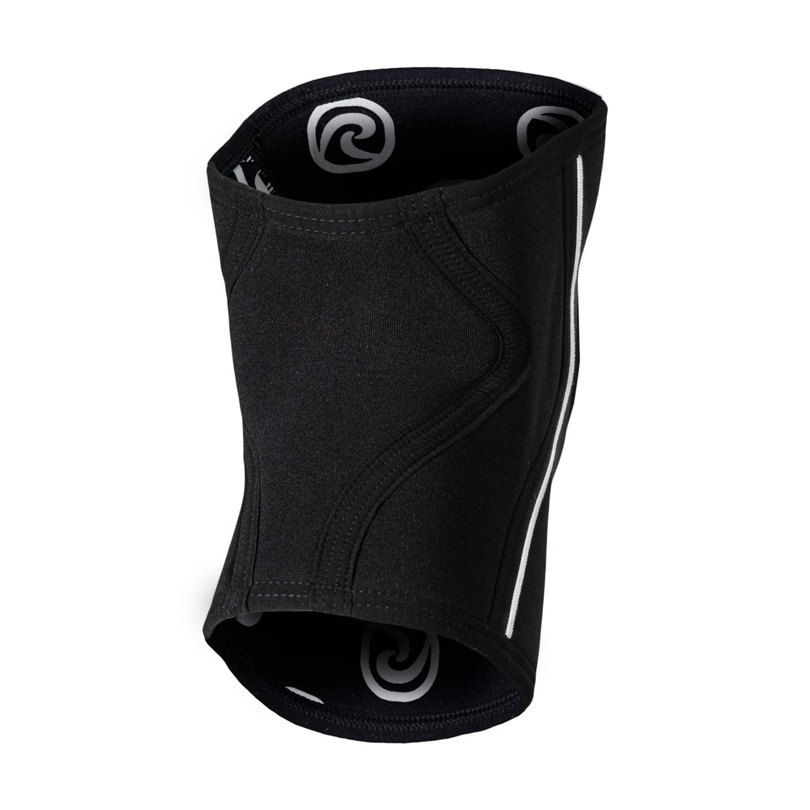 Open Patella Knee Brace 5mm Neoprene Supportive Sleeve Black Medium 1 PCS
