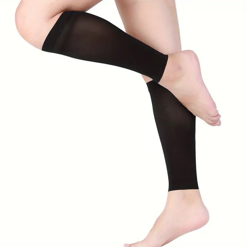 2x Calf Sleeves Leg Support Compression Socks Running Shin Splint Varicose Vein+