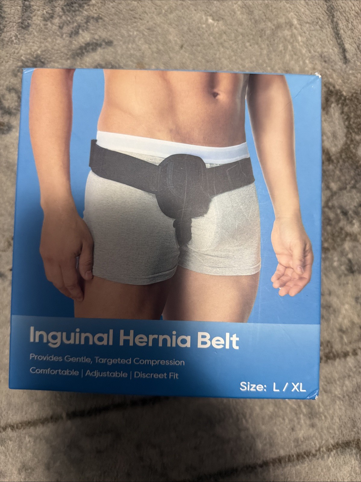 VIVE SUP1080M Hernia Support Belt – Beige