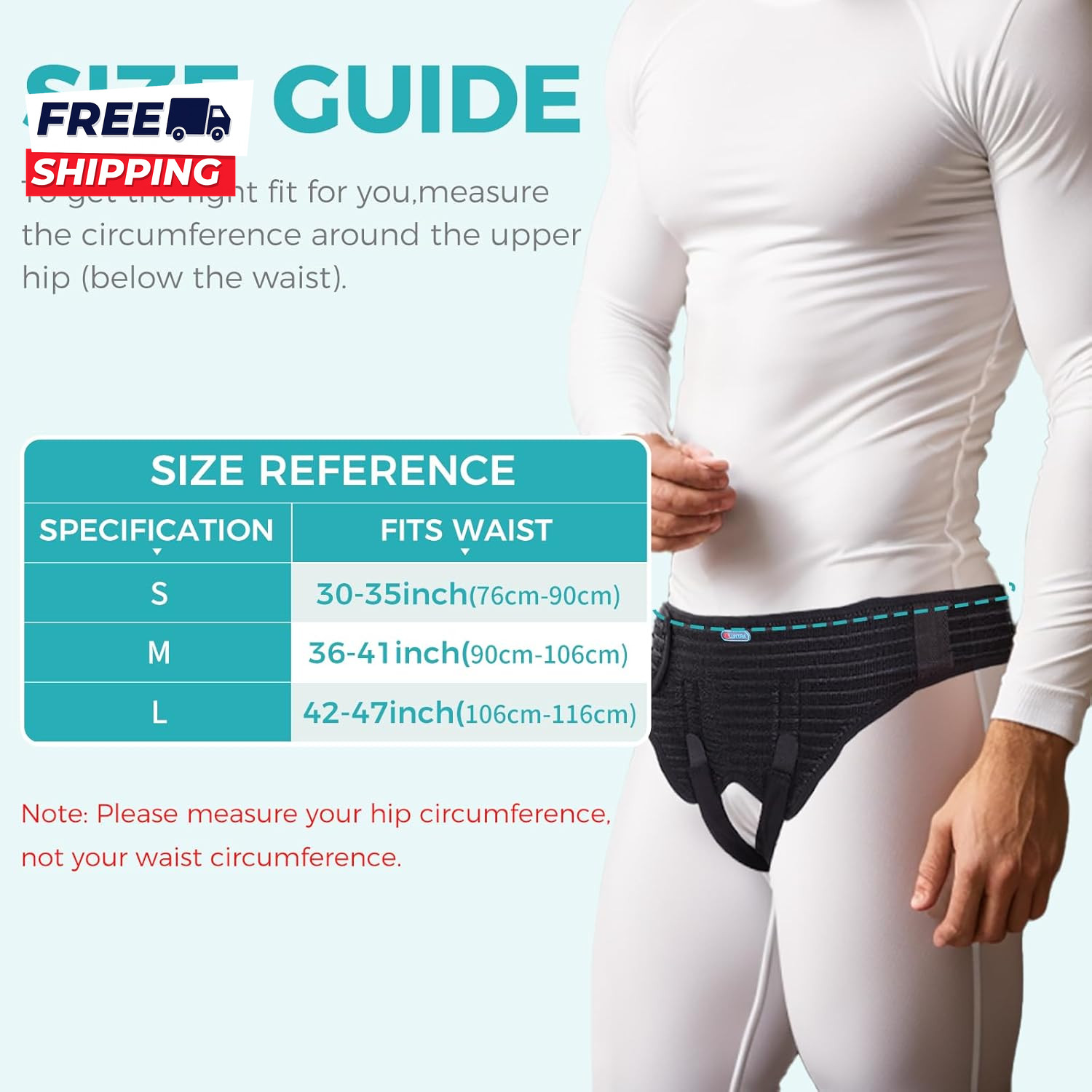 Hernia Belts for Men Adjustable Inguinal Hernia Support Belt for Men & Women