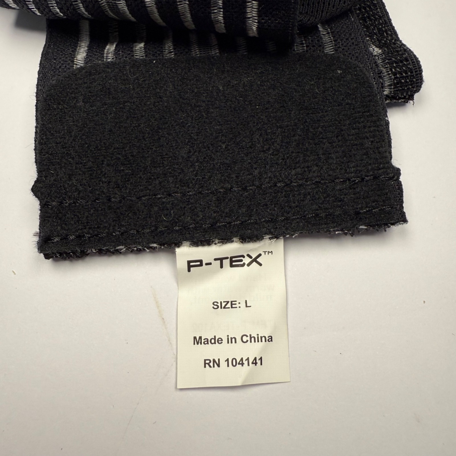 P-TEX Ankle Sleeve w/ Stability Wraps Support Brace – Small & Large – Black NEW