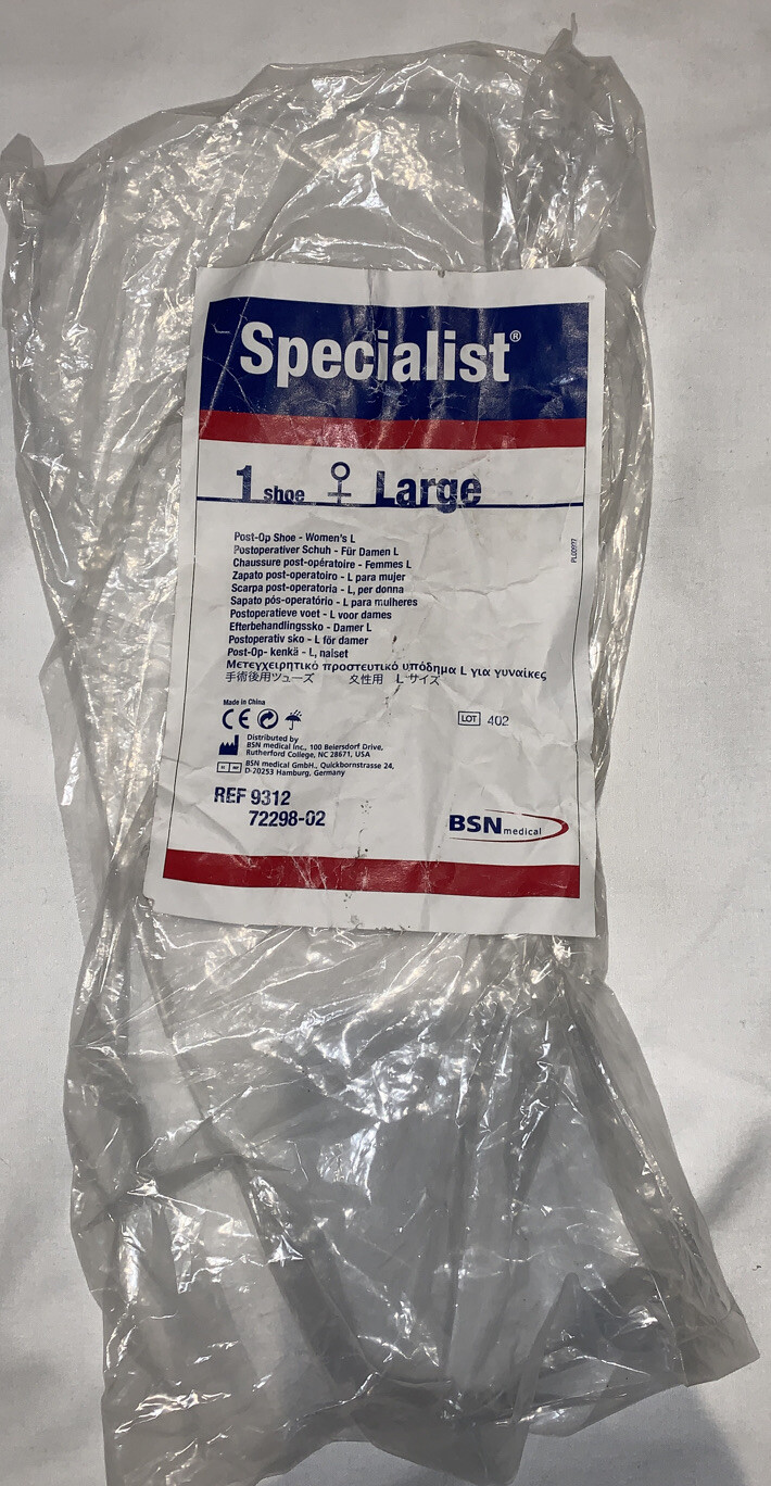 Specialist Post-Op Shoe-Women’s Lg