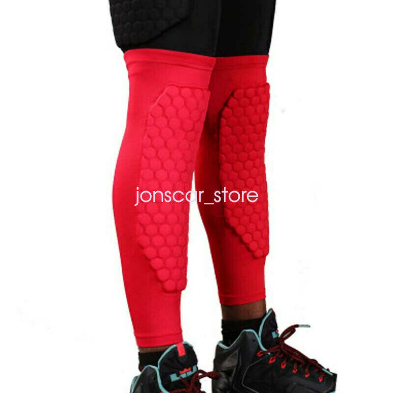 Upgrated Honeycomb Knee Pad Crashproof Basketball Leg Long Sleeve Protector Gear