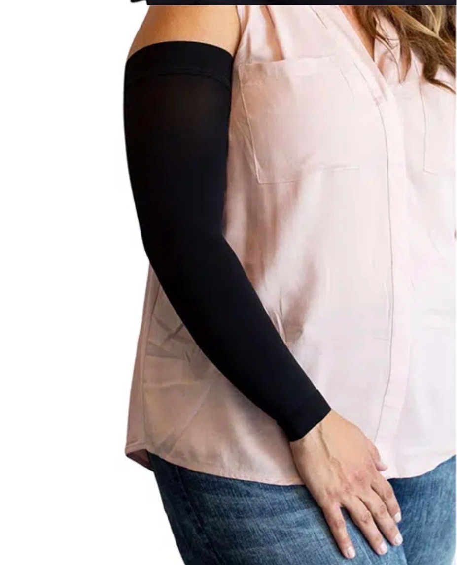 Mediven comfort compression sleeve arm Black 20-30 size IV Medical grade long