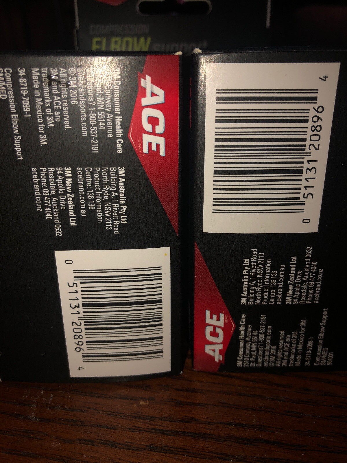 Ace Uniform Compression Elbow Support S/M Level 1