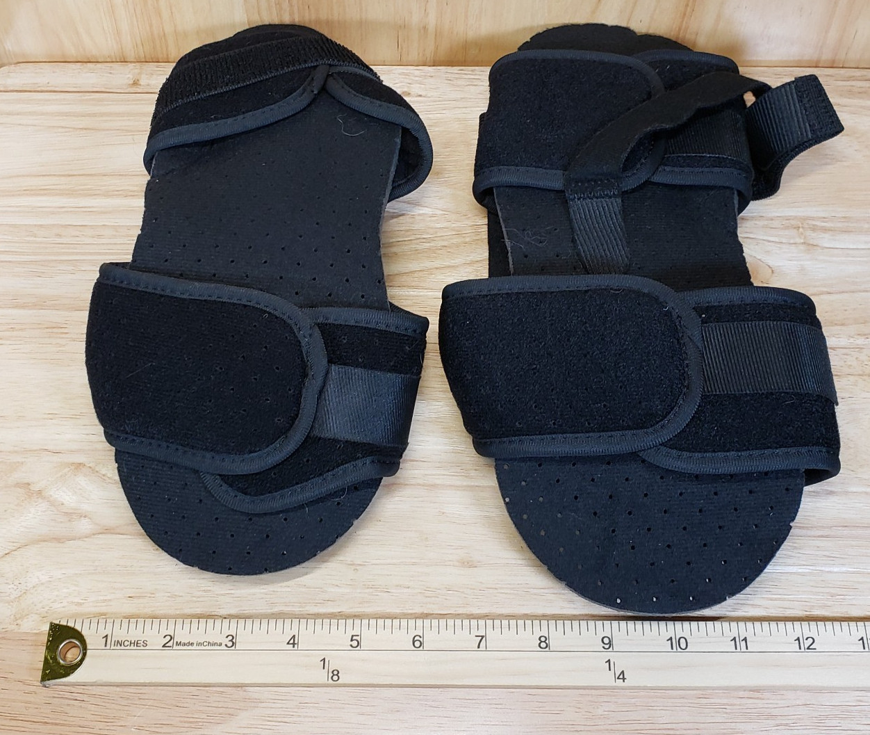 Adjustable Orthopedic Night Splint Sandals Pair – Open Toe Black Brace Open Box