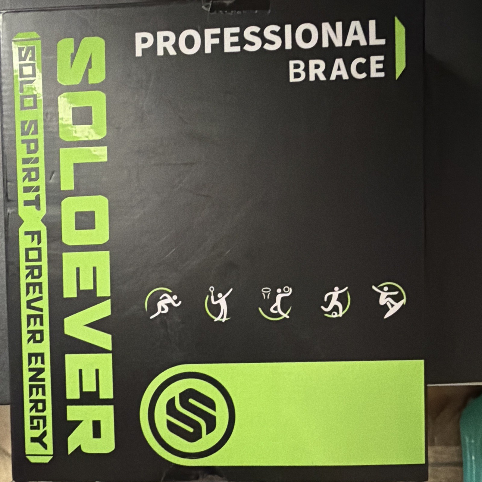 SOLOEVER Professional Ankle Support Brace Black Size S MPN X004SQSPRN