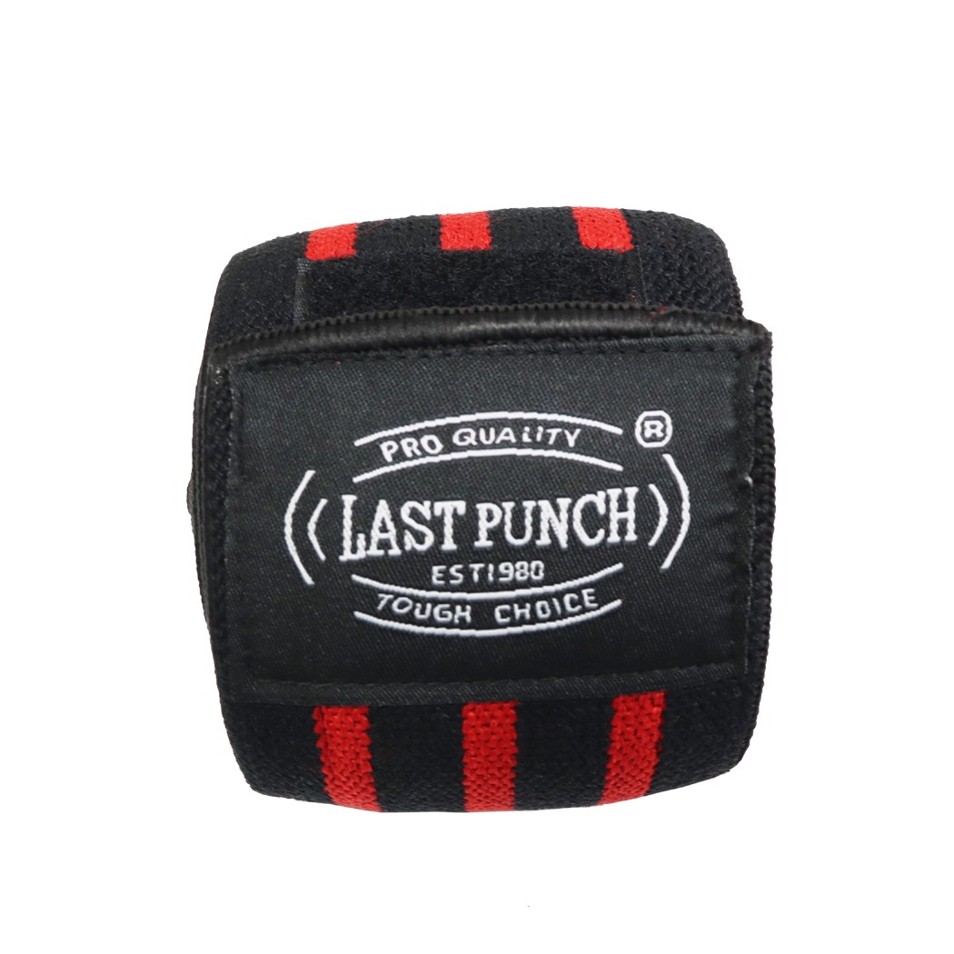 Last Punch 78″” Red & Black Knee Wraps Support Bandage for Weight Lifting