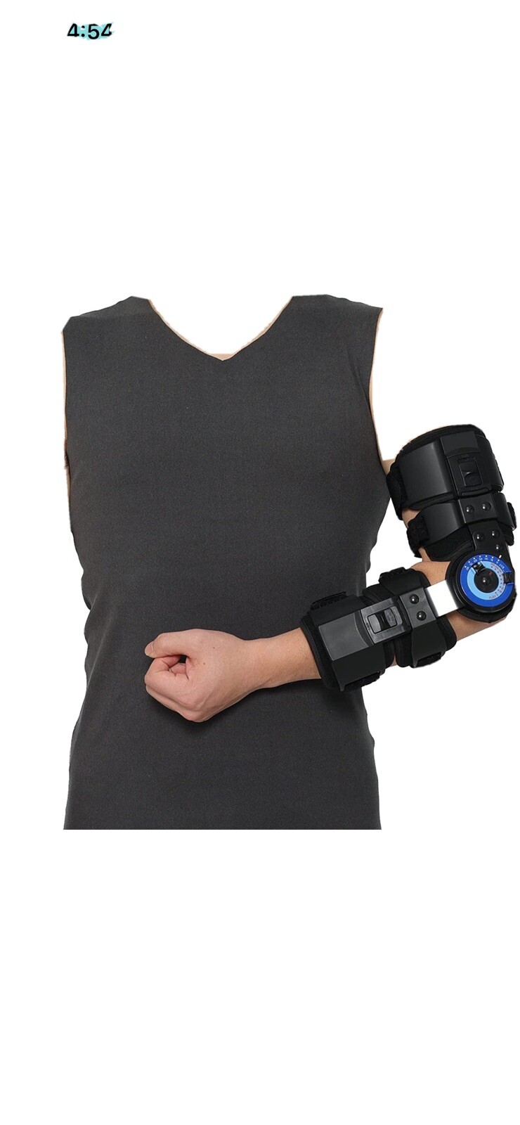 Orthomen Hinged ROM Elbow Brace Adjustable Post OP Elbow Brace Stabilizer Splint