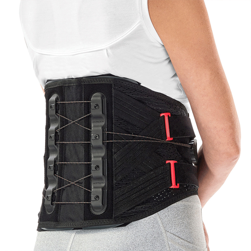 Donjoy Lumbar Band Corset with Lumboforce Studs 4 H 26cm Black