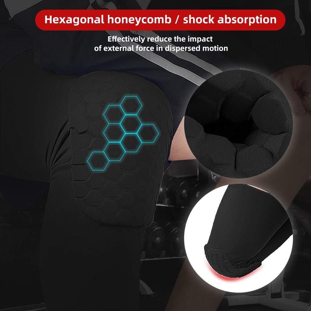 Compression Sleeve Support Leg Knee Brace Pad Socks Sports Basketball Men Women
