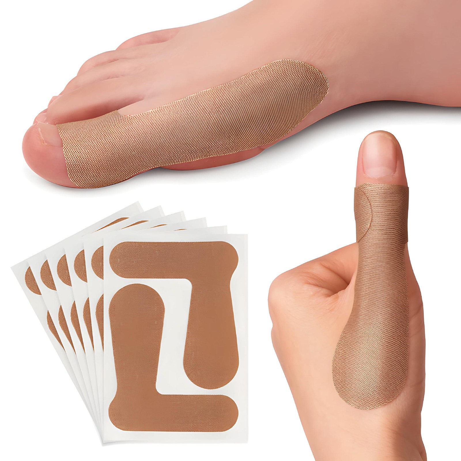 Big toe valgus orthotics，Best bunion 2.95×2.56×0.02 inches, colour of skin