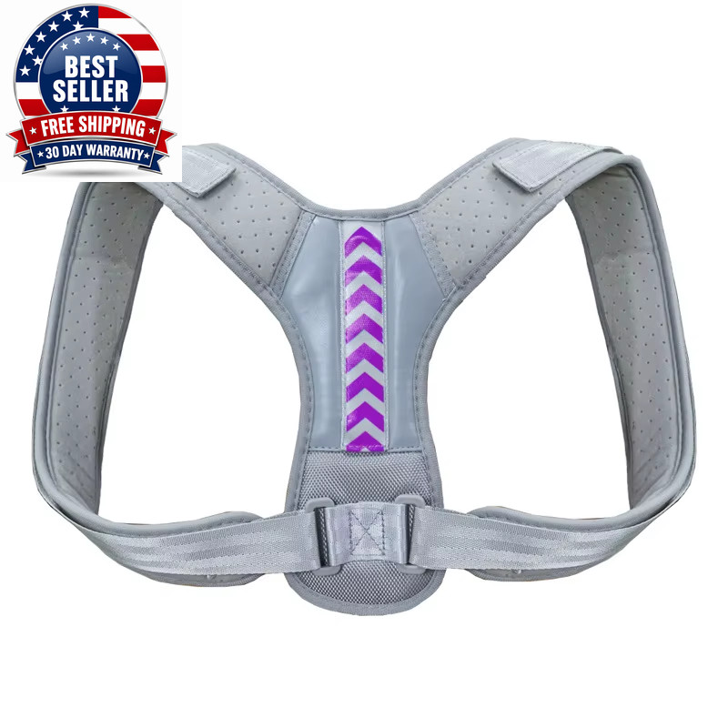 Adjustable Back Shoulder Posture Corrector Belt Clavicle Spine Support Reshape Y
