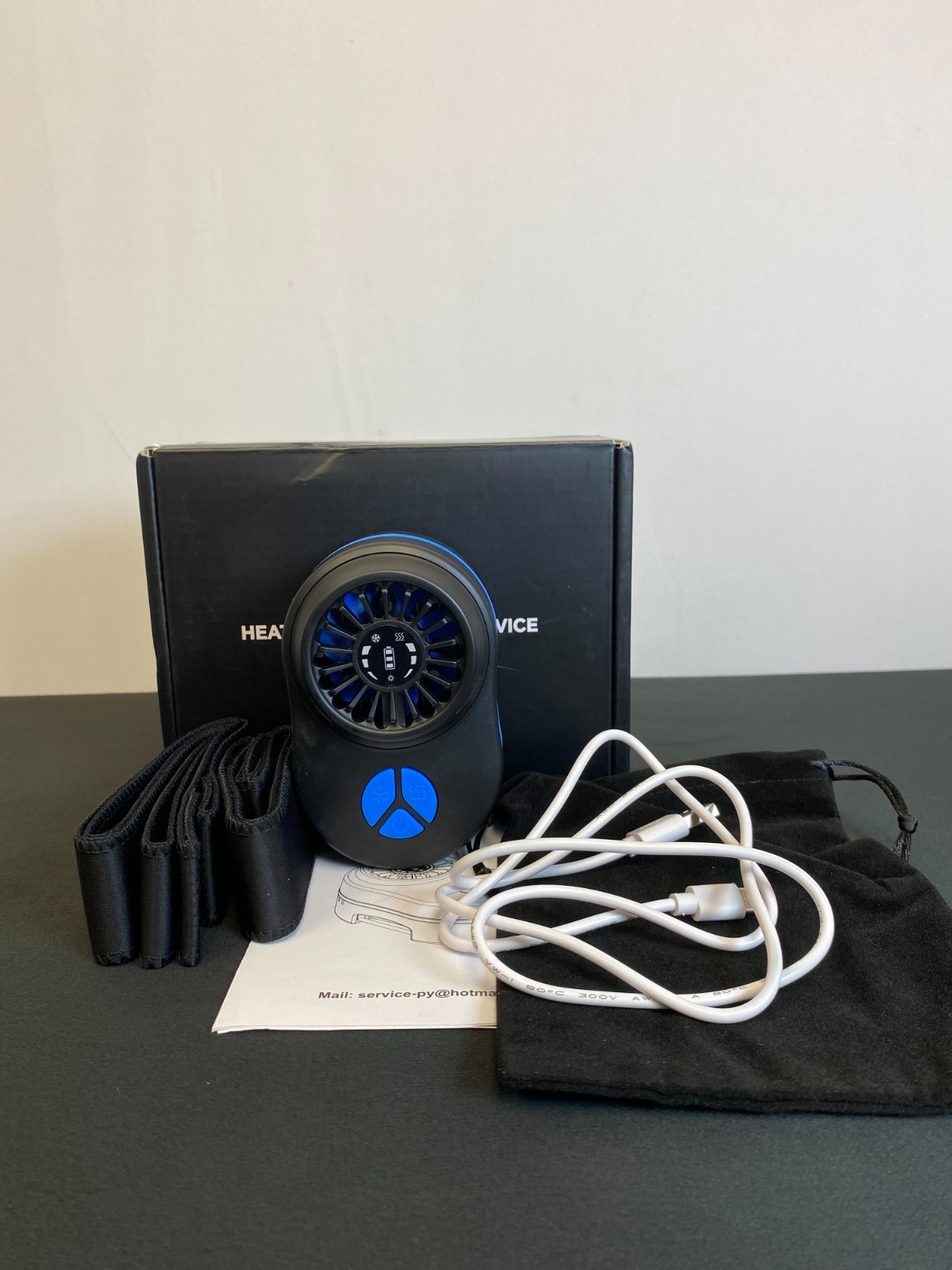 Okyna Black Blue Heat And Cold Therapy Device For Pain Relief