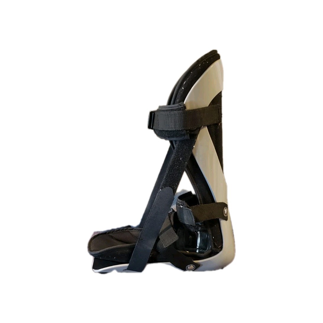 Ankle Brace Stabilizer Gray/Black Plastic Adjustable Size SM