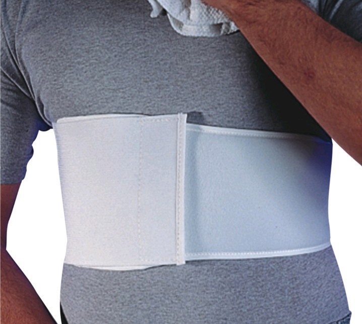 ALEX Orthopedic Rib Belt Abdominal & Rib Support Men’s Medium White